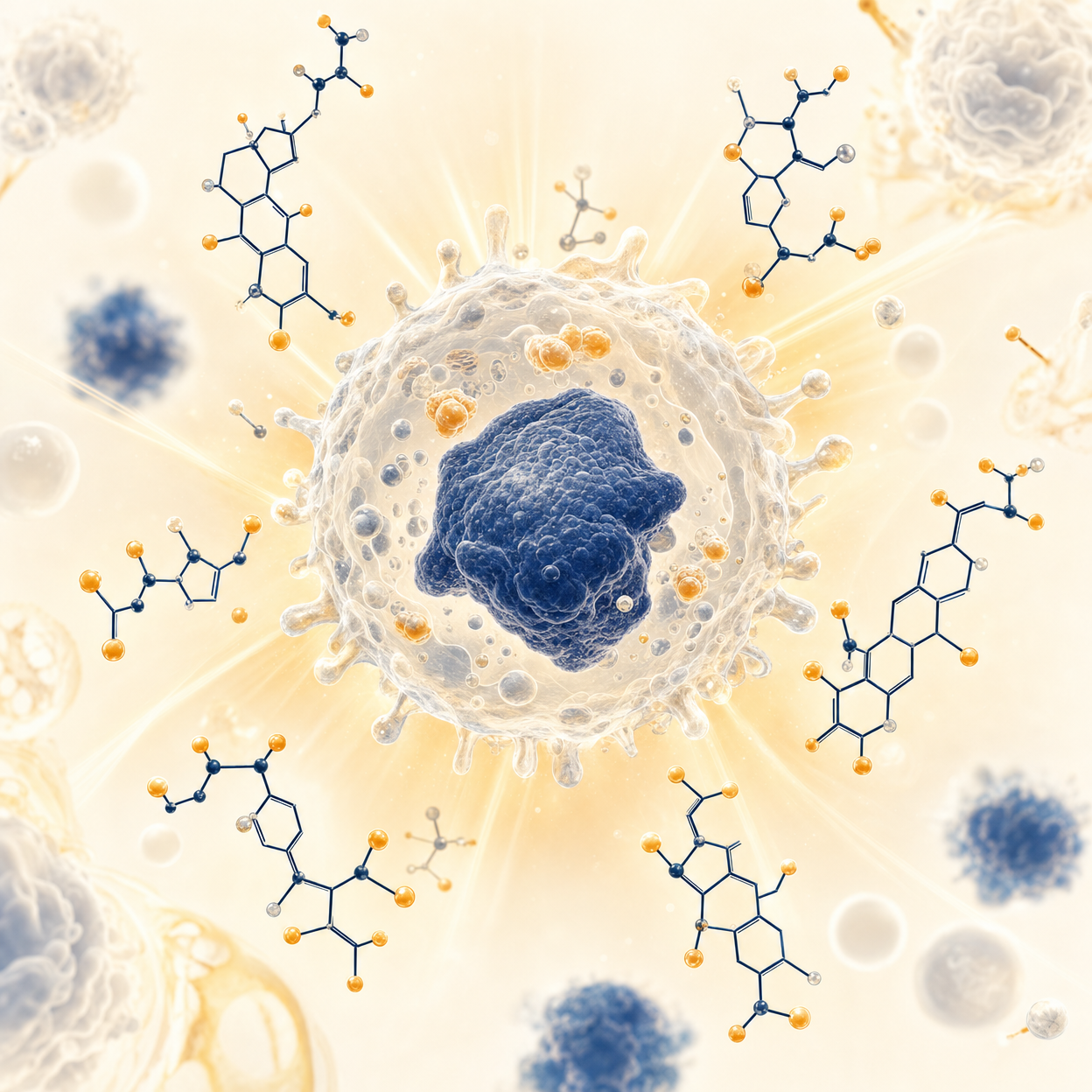 Immune cell with Vitamin D3 molecules