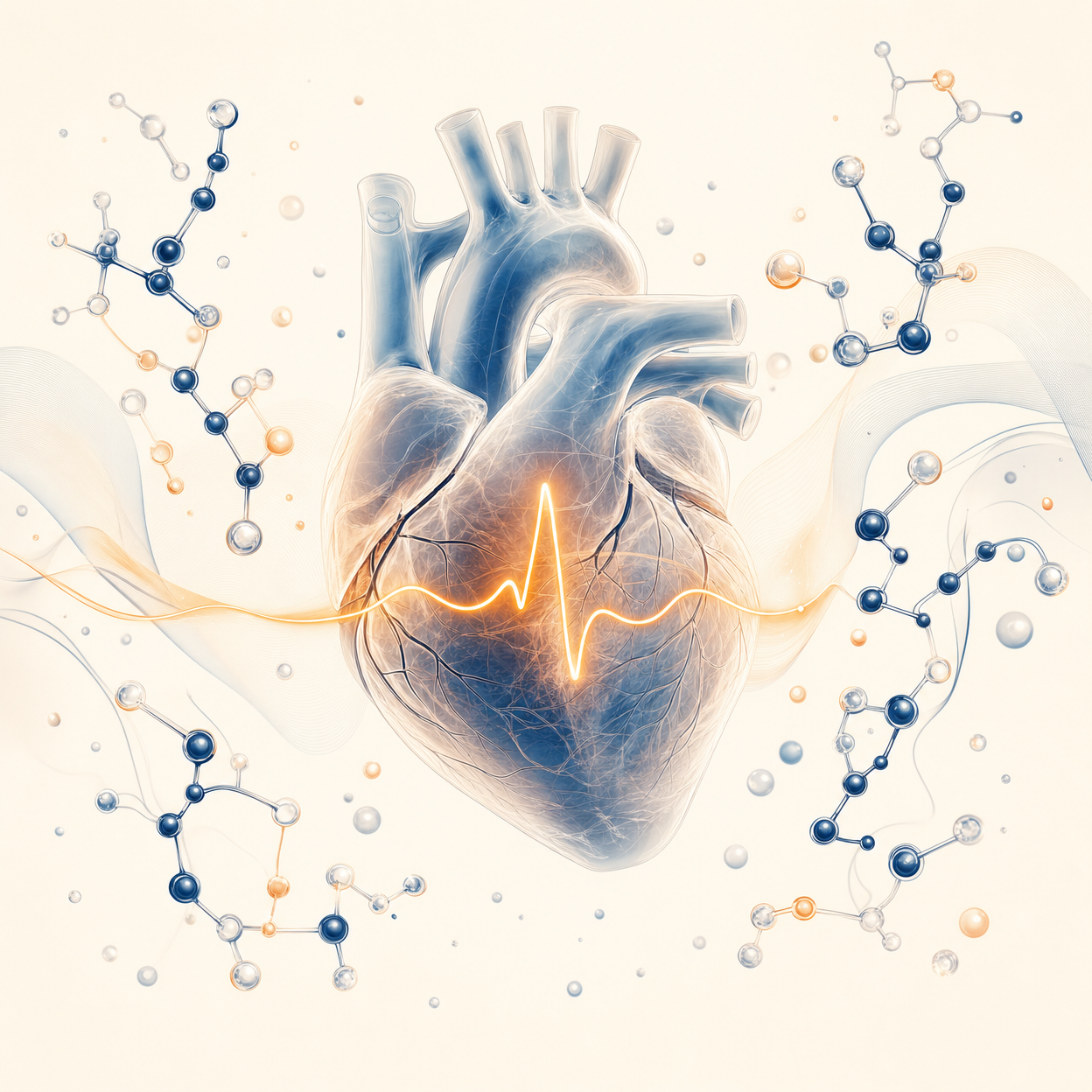 Heart and cardiovascular health illustration